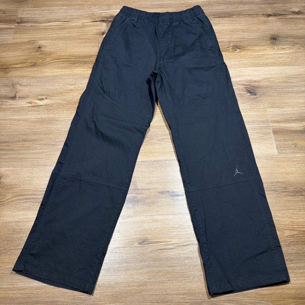 Nike Jordan Essentials Men's SMALL Woven Pants HF9329-010 Black 29"